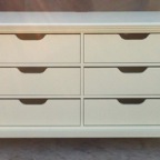 Credenza with Drawers Open